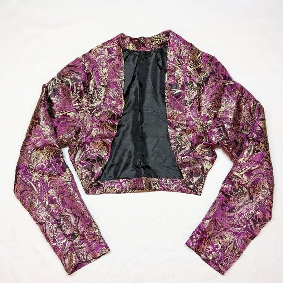 Vintage Jackets & Blazers - Vintage Chinoiserie Bolero